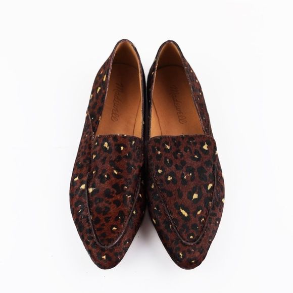 New MADEWELL Size 6 Frances Skimmer in Painted Leopard Calf Hair - Picture 3 of 5
